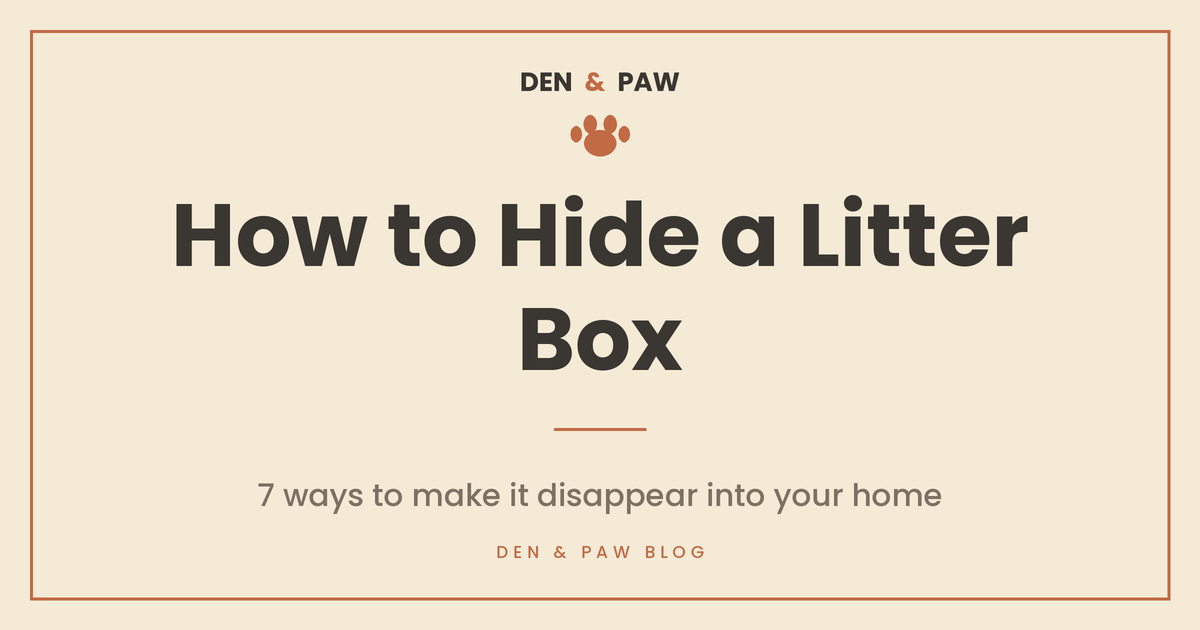 How to Hide a Litter Box: 7 Ways to Make It Disappear Into Your Home